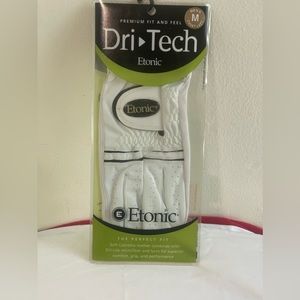 ETONIC DRI TECH Leather GOLF GLOVE Men's Cadet Left Medium M